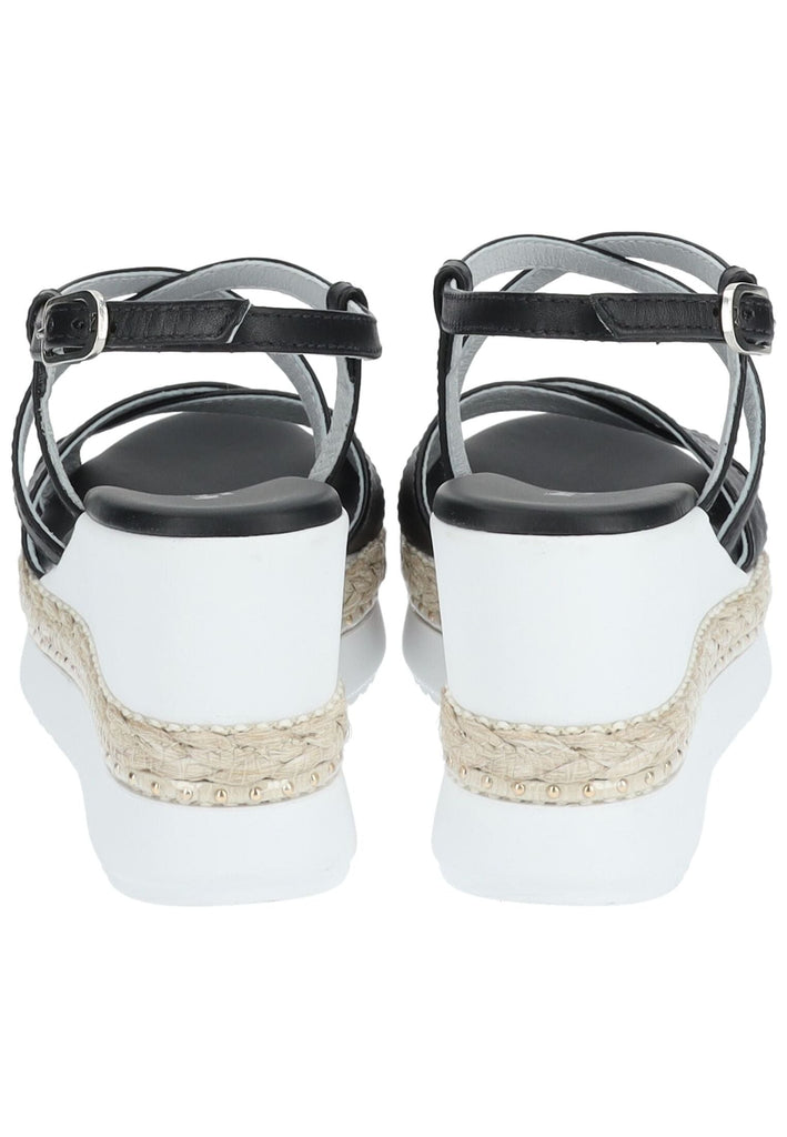 Nero Giardini Sandalen Leder Schwarz/Weiß