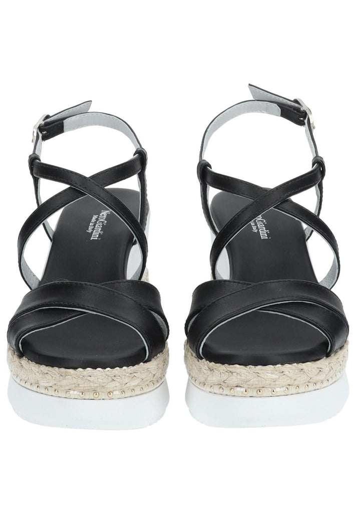Nero Giardini Sandalen Leder Schwarz/Weiß