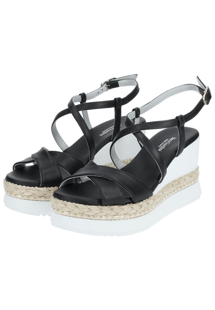 Nero Giardini Sandalen Leder Schwarz/Weiß