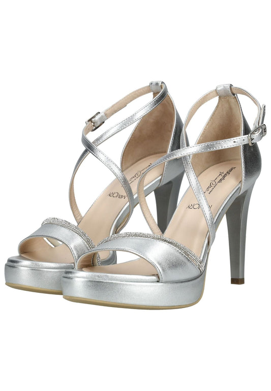 Nero Giardini Sandalen Leder Silber