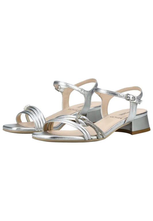 Nero Giardini Sandalen Leder Silber