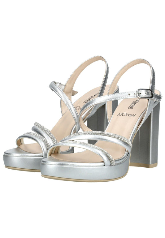 Nero Giardini Sandalen Leder Silber