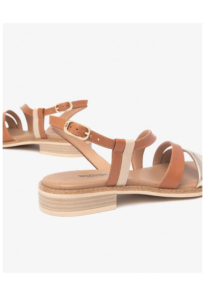 Nero Giardini Sandalen Leder/Textil Braun