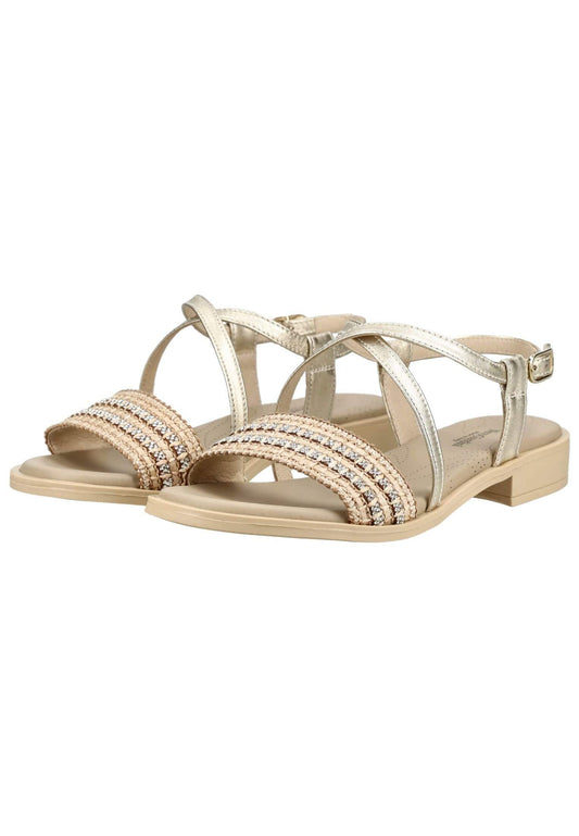 Nero Giardini Sandalen Leder/Textil Sand