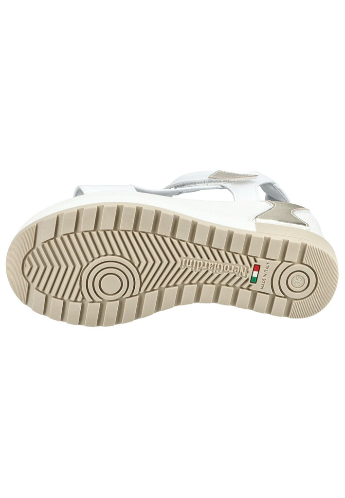 Nero Giardini Sandalen Leder/Textil Weiß Kombi