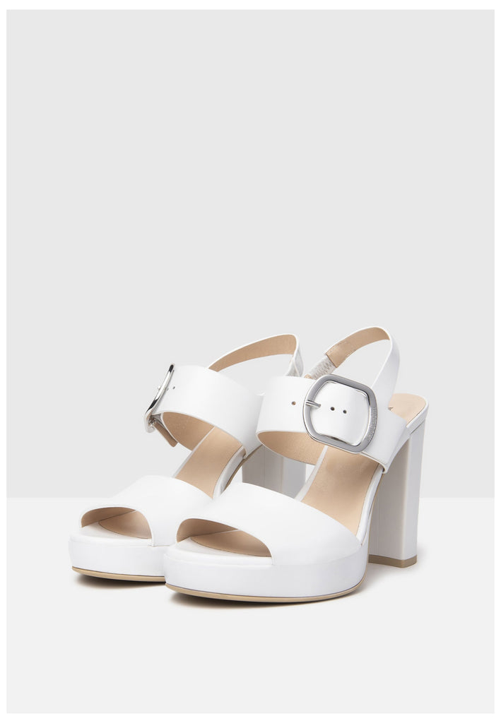 Nero Giardini Sandalen Leder Weiß