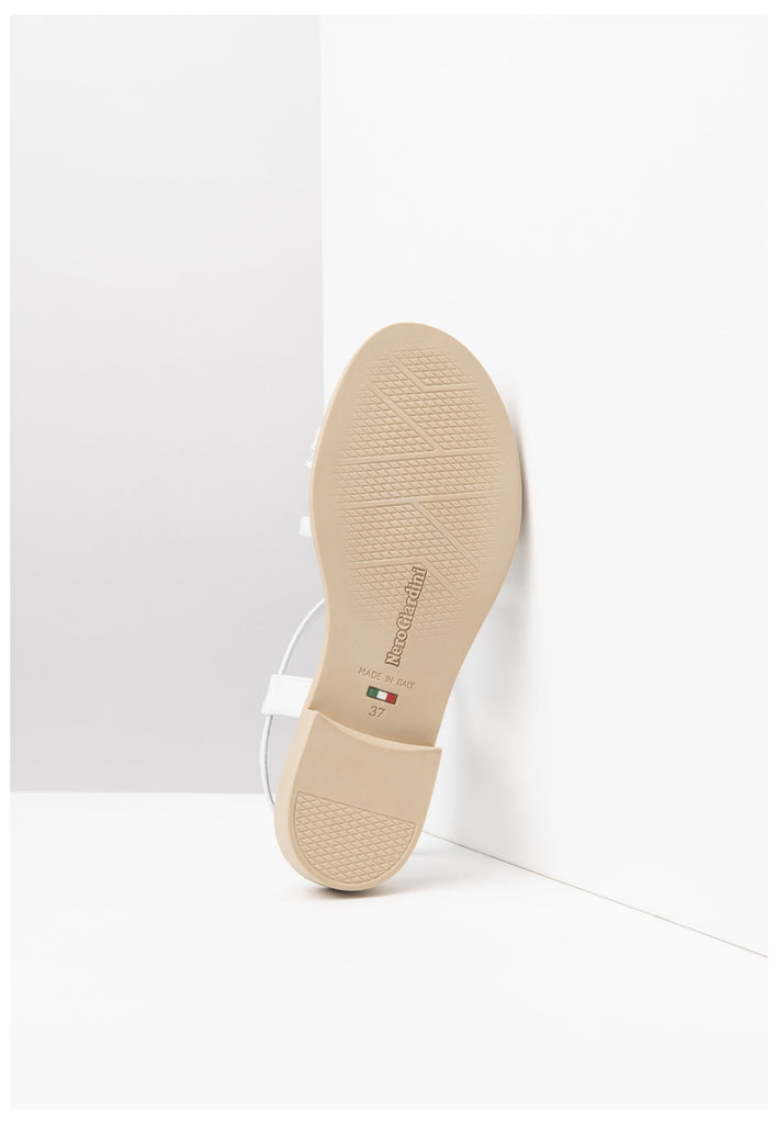 Nero Giardini Sandalen Leder Weiß