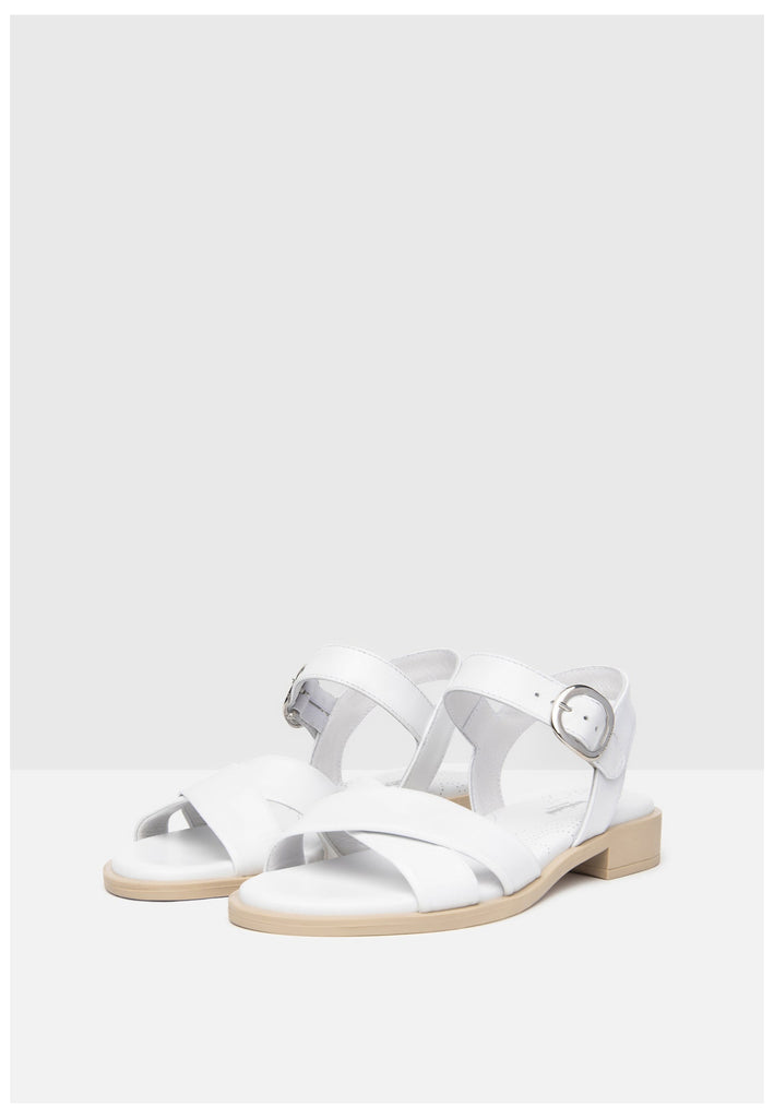 Nero Giardini Sandalen Leder Weiß