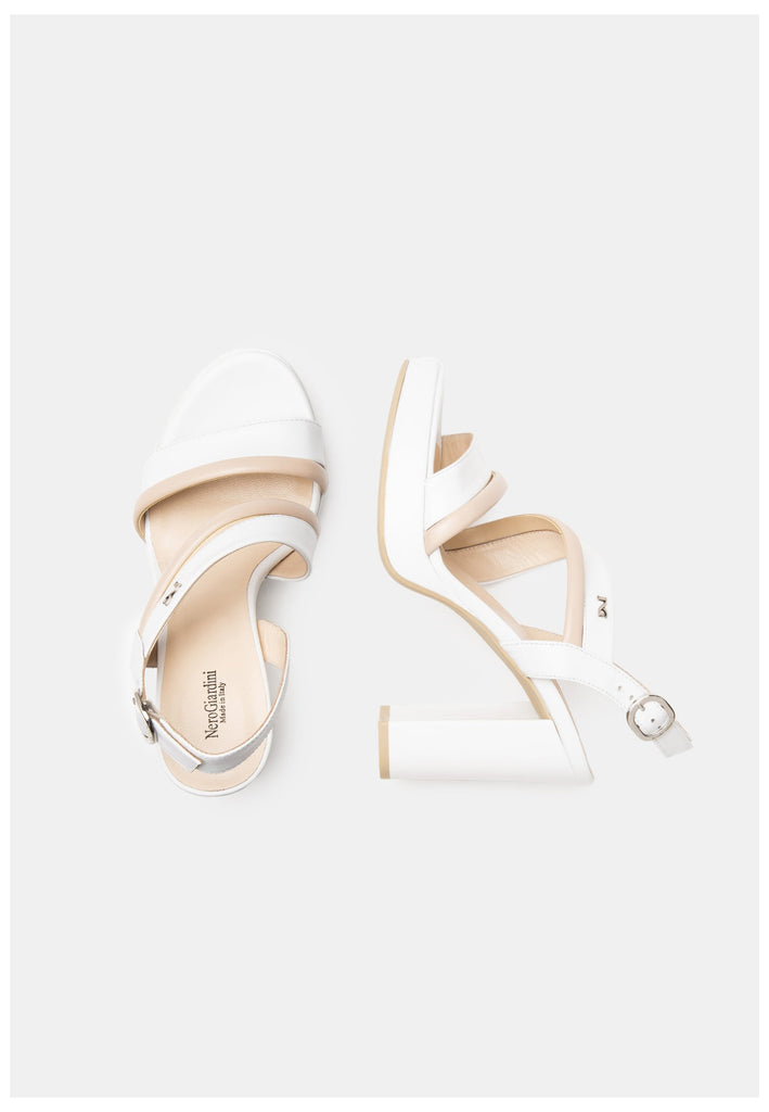 Nero Giardini Sandalen Leder Weiß