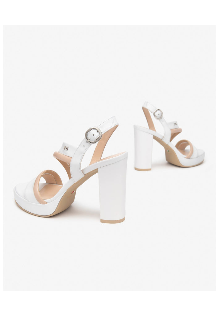 Nero Giardini Sandalen Leder Weiß