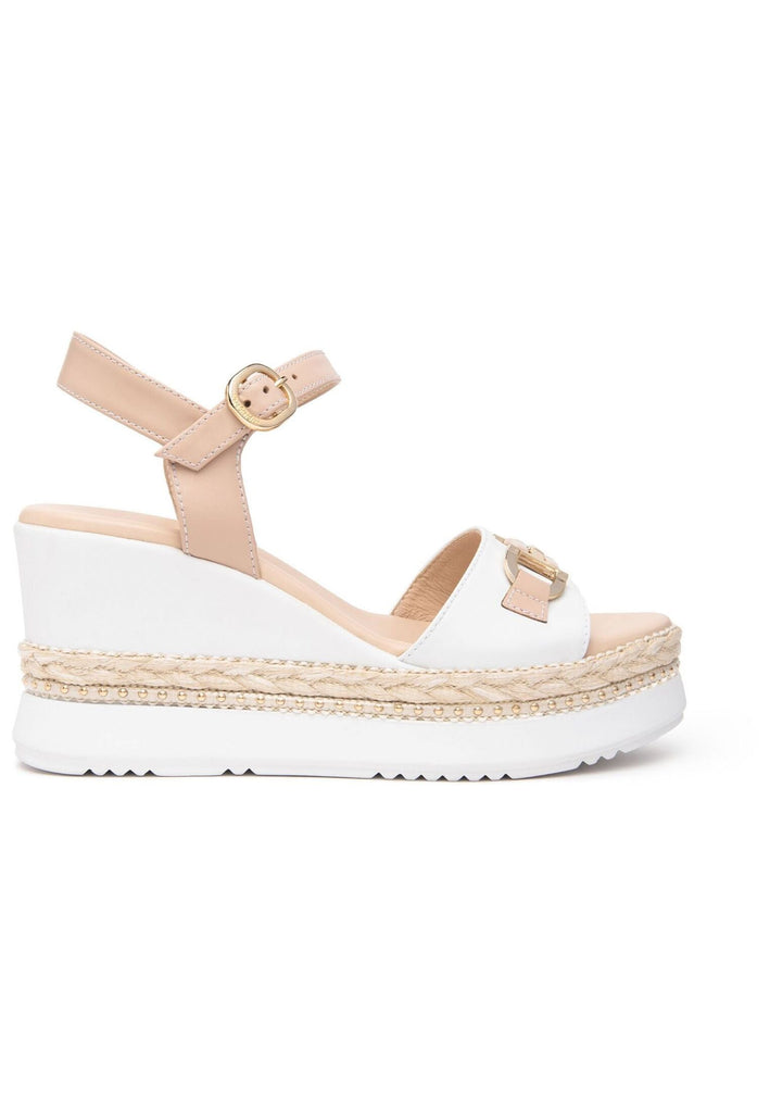 Nero Giardini Sandalen Leder Weiß