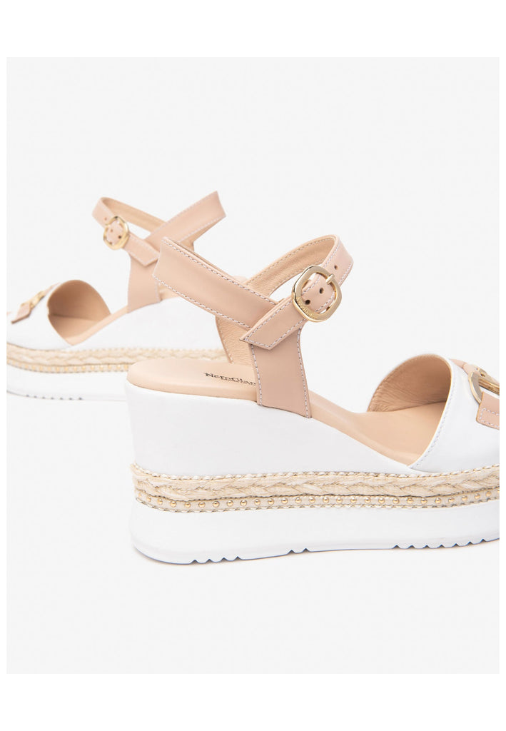 Nero Giardini Sandalen Leder Weiß