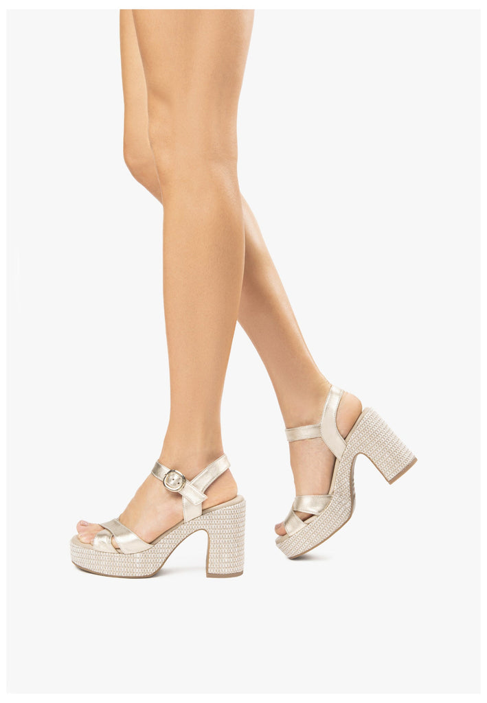 Nero Giardini Sandalen Leder Weiß