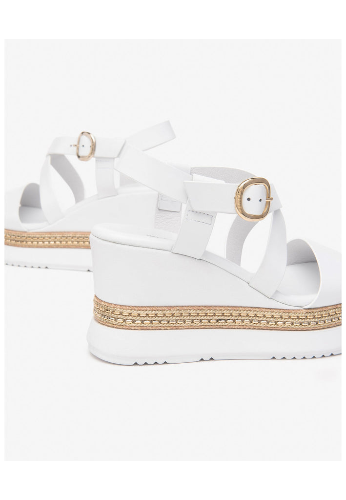 Nero Giardini Sandalen Leder Weiß