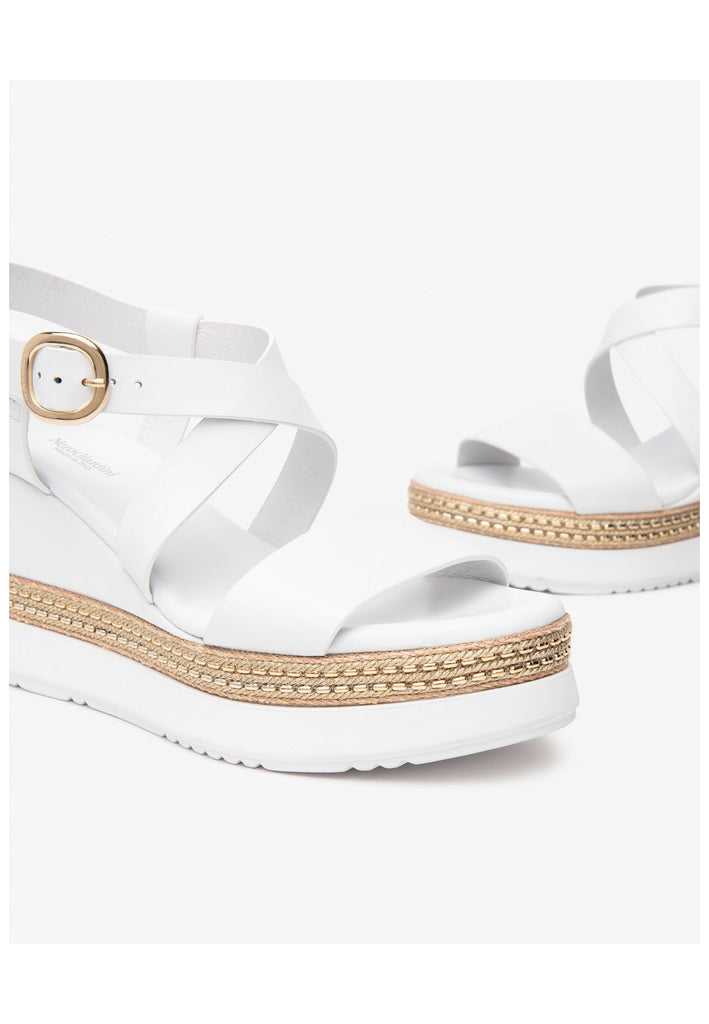 Nero Giardini Sandalen Leder Weiß