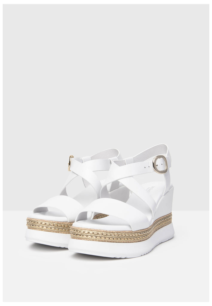 Nero Giardini Sandalen Leder Weiß