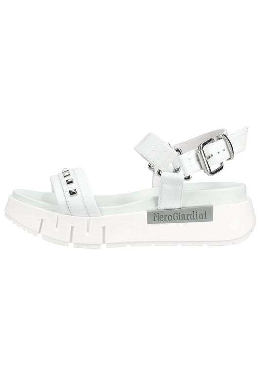 Nero Giardini Sandalen Leder Weiß