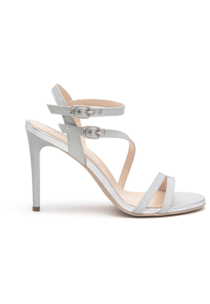 Nero Giardini Sandalen Lederimitat Silber