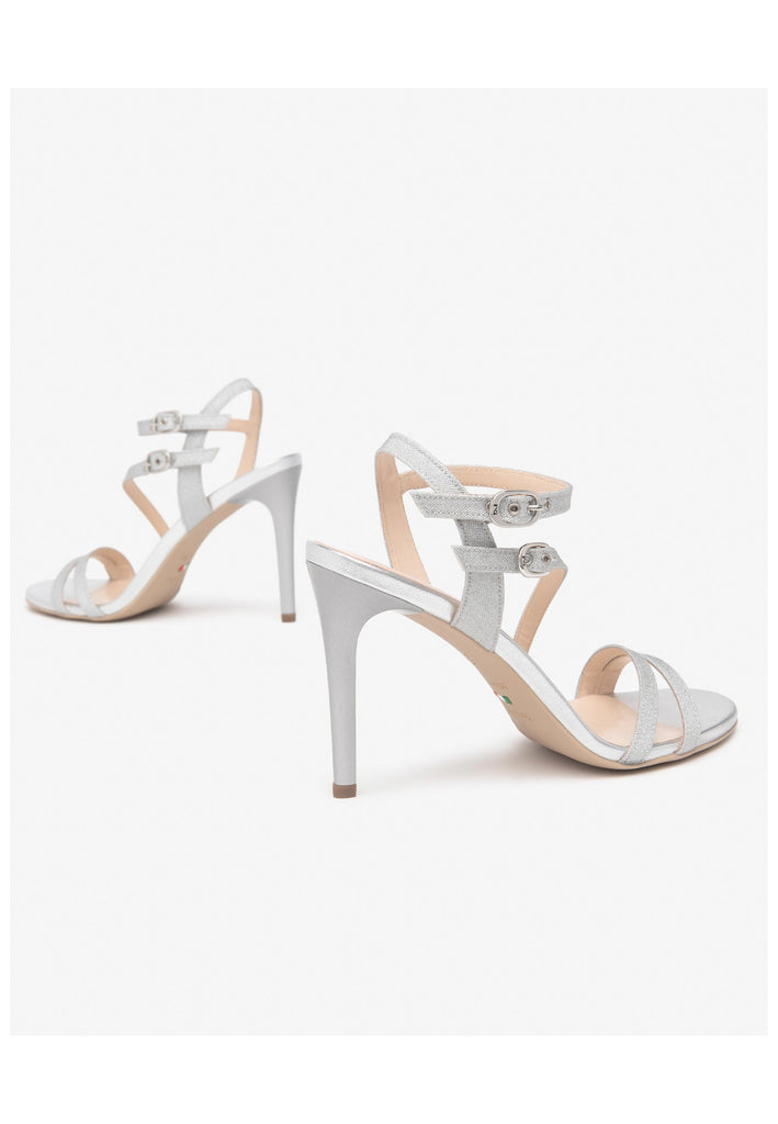 Nero Giardini Sandalen Lederimitat Silber