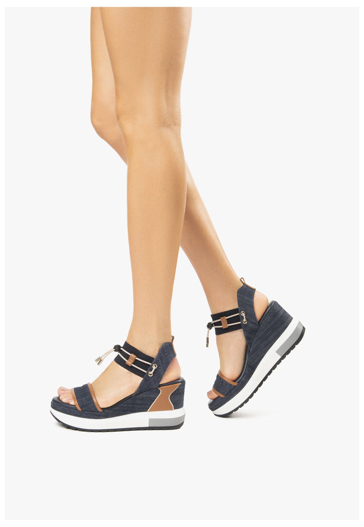 Nero Giardini Sandalen Lederimitat/Textil Jeans