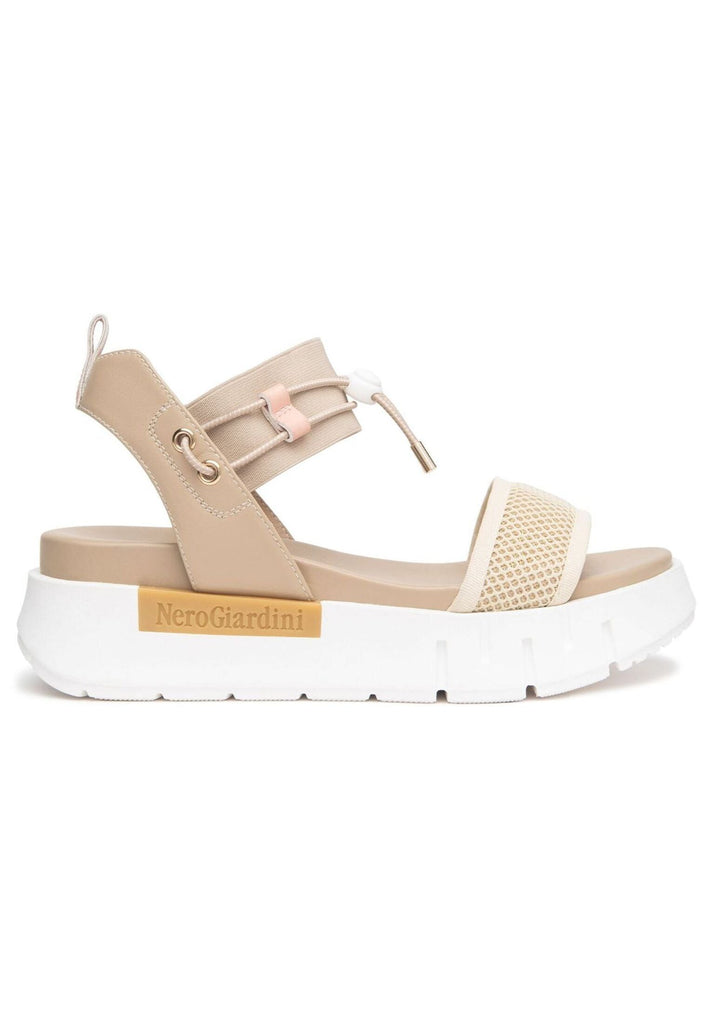 Nero Giardini Sandalen Lederimitat/Textil Latte