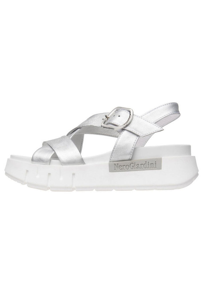 Sandalen Nero Giardini Sandalen Leder Silber