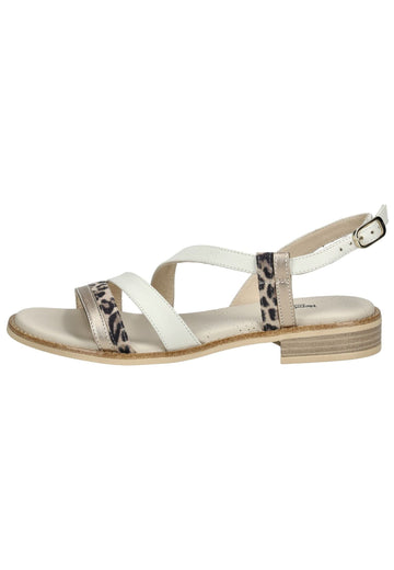Sandalen Nero Giardini Sandalen Leder/Textil Weiß Kombi