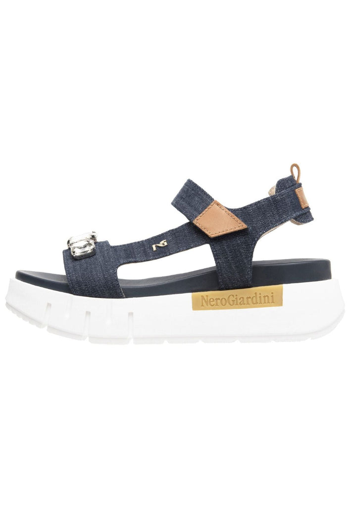 Sandalen Nero Giardini Sandalen Lederimitat/Textil Jeans