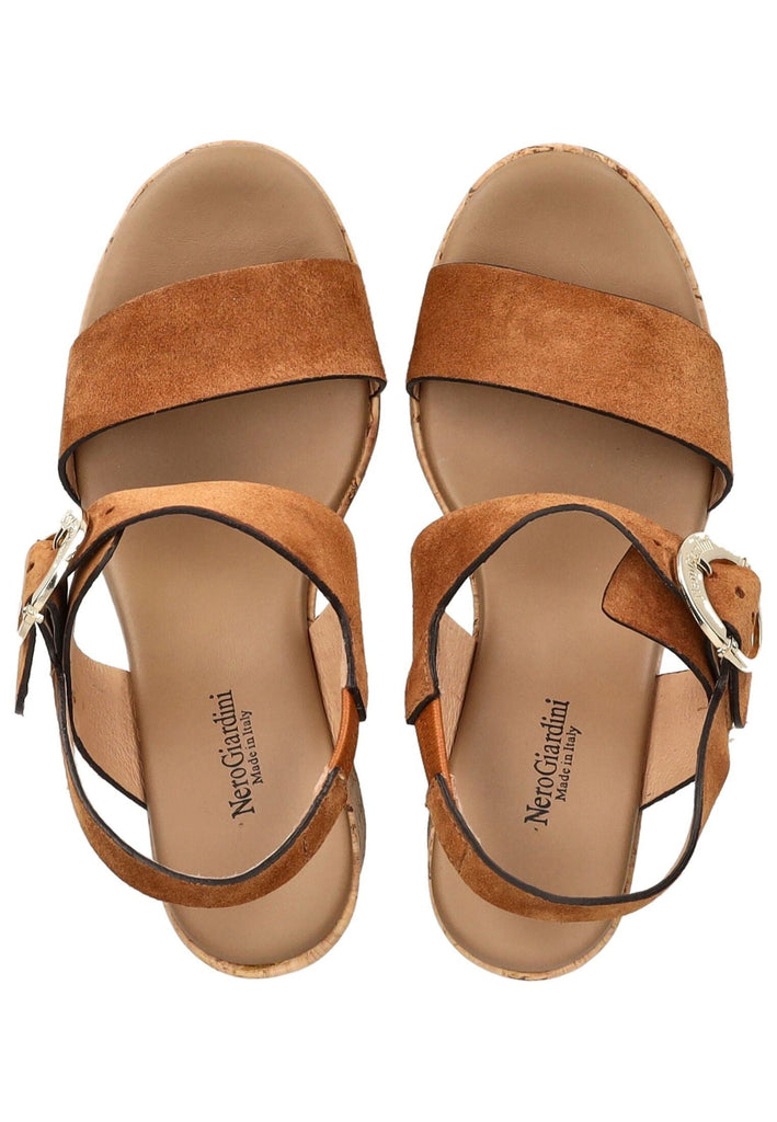 Nero Giardini Sandalen Veloursleder Tabacco