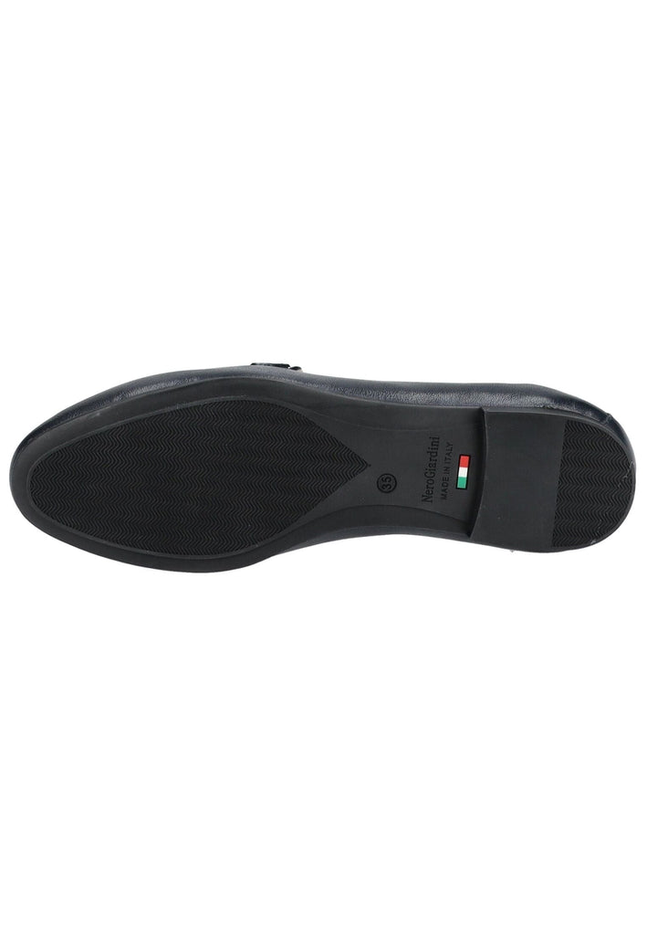 Nero Giardini Slipper Leder Dunkelblau