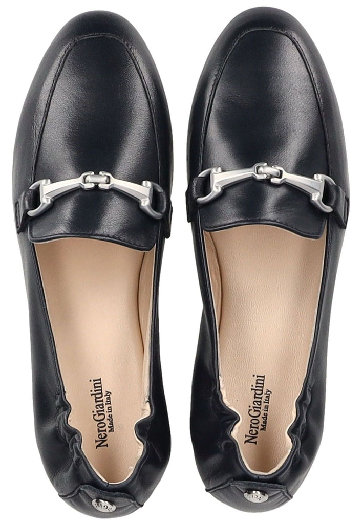 Nero Giardini Slipper Leder Dunkelblau