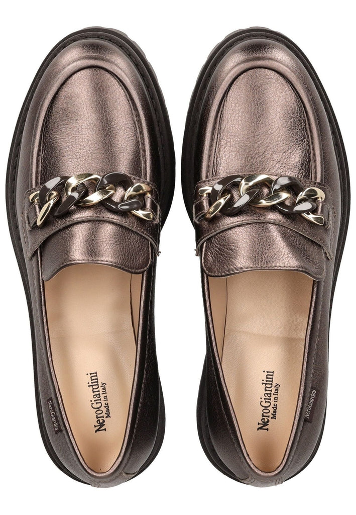 Nero Giardini Slipper Leder Moro