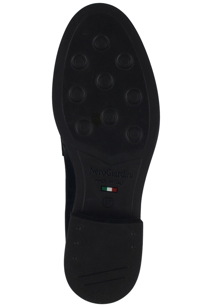 Nero Giardini Slipper Leder Schwarz