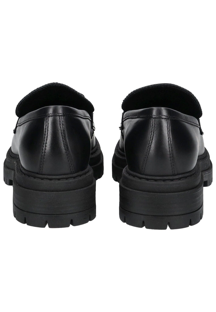 Nero Giardini Slipper Leder/Textil Schwarz