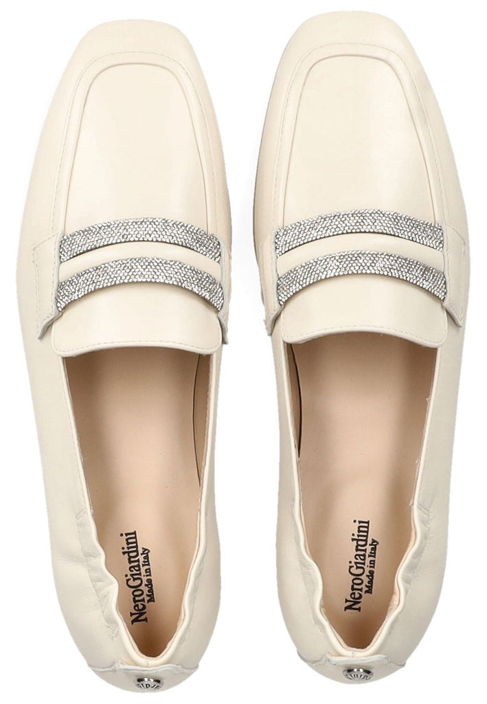 Nero Giardini Slipper Nappaleder Creme