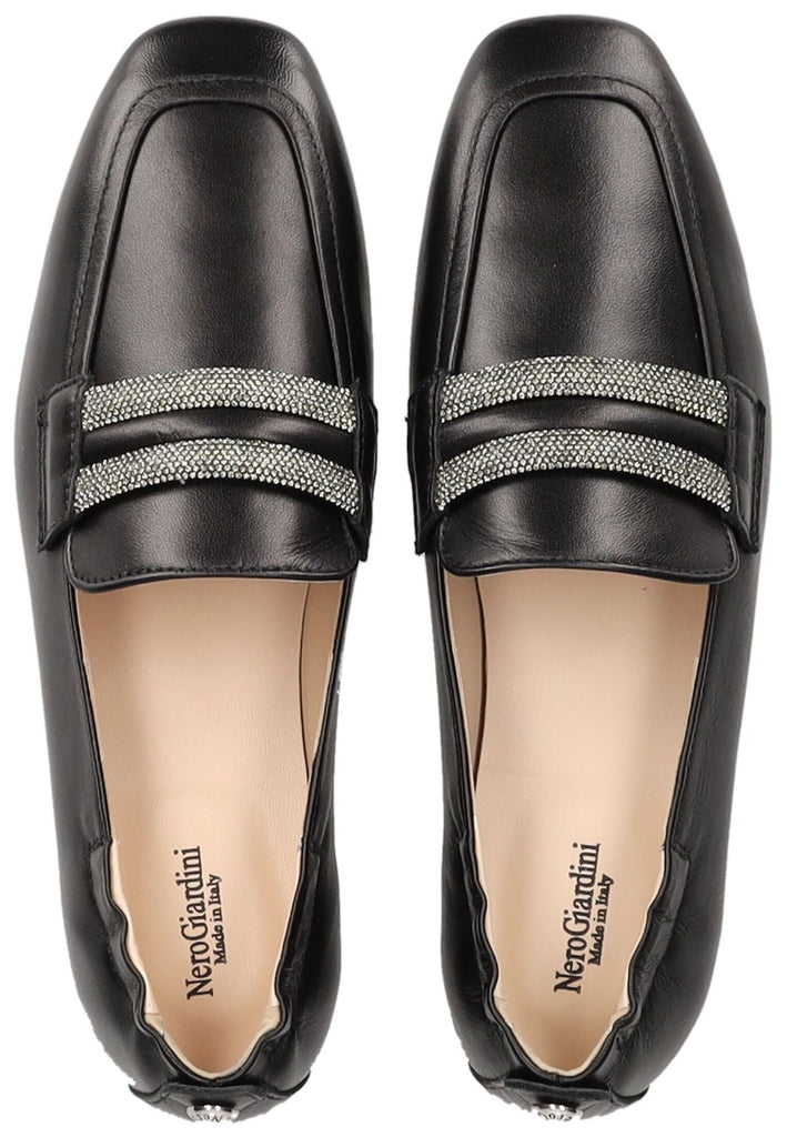 Nero Giardini Slipper Nappaleder Schwarz