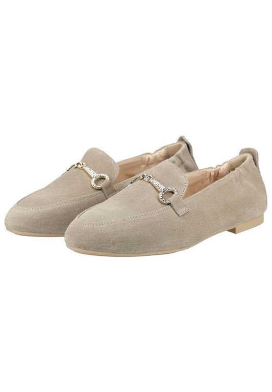 Nero Giardini Slipper Veloursleder Beige