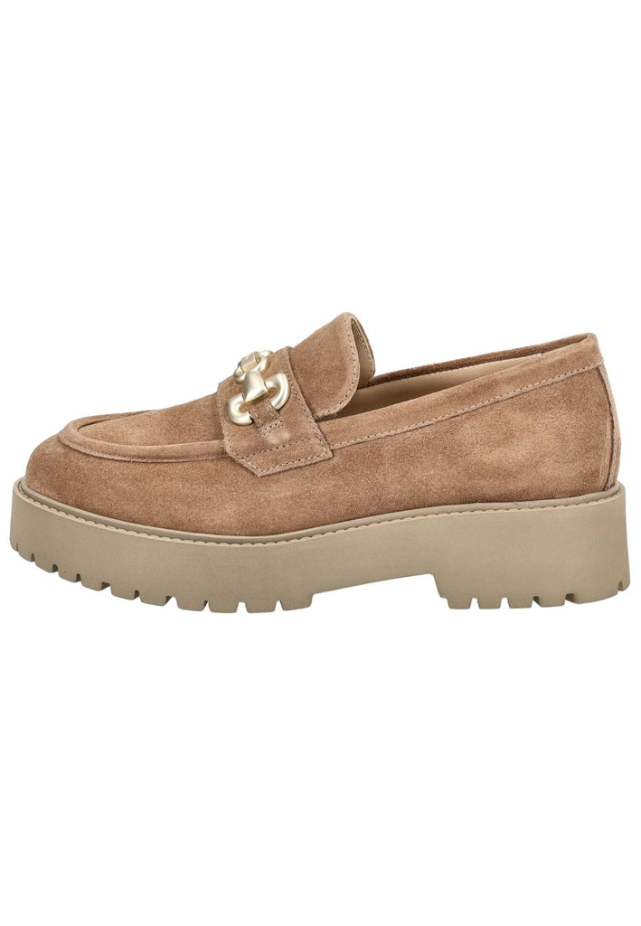 Nero Giardini Slipper Veloursleder Braun/Gold