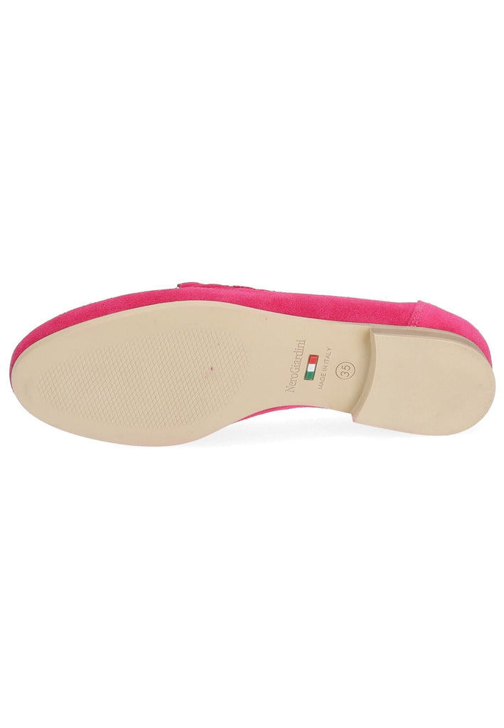 Nero Giardini Slipper Veloursleder Fuchsia
