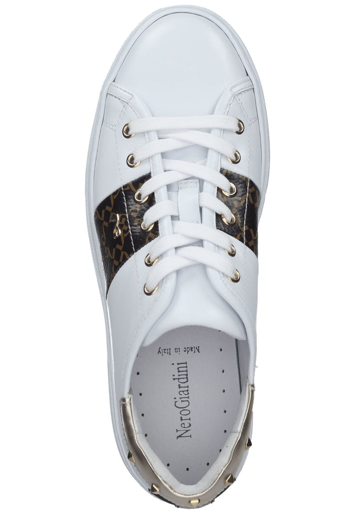 Nero Giardini Sneaker Leder/Textil Bianco
