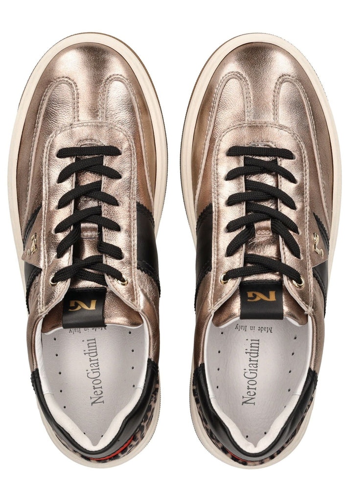 Nero Giardini Sneaker Leder/Textil Bronze