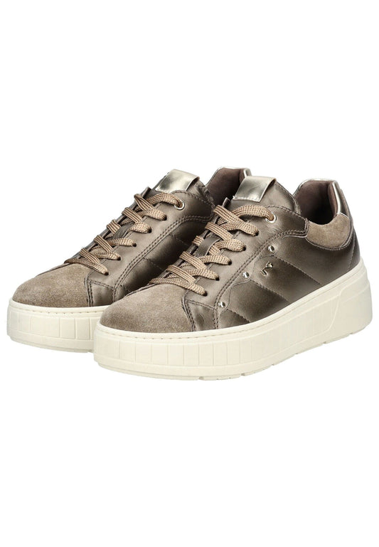 Nero Giardini Sneaker Leder/Textil Grau/Braun