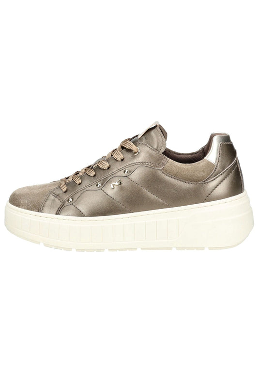 Nero Giardini Sneaker Leder/Textil Grau/Braun