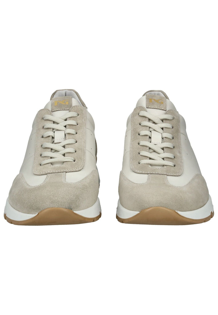 Nero Giardini Sneaker Leder/Textil Grau/Weiß