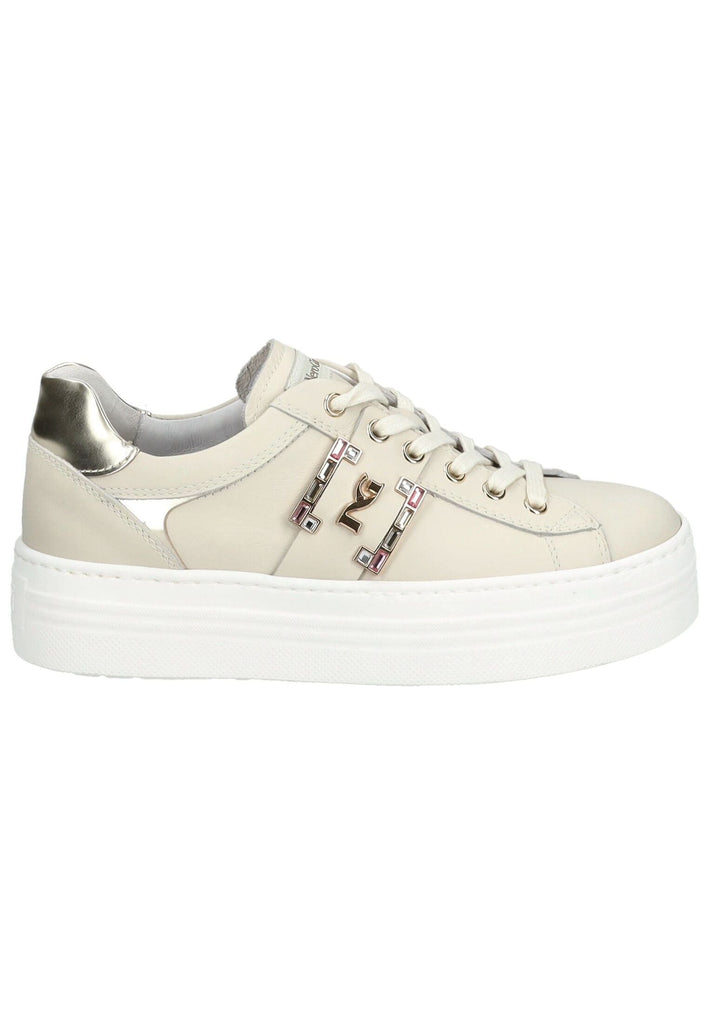 Nero Giardini Sneaker Leder/Textil Hellbeige