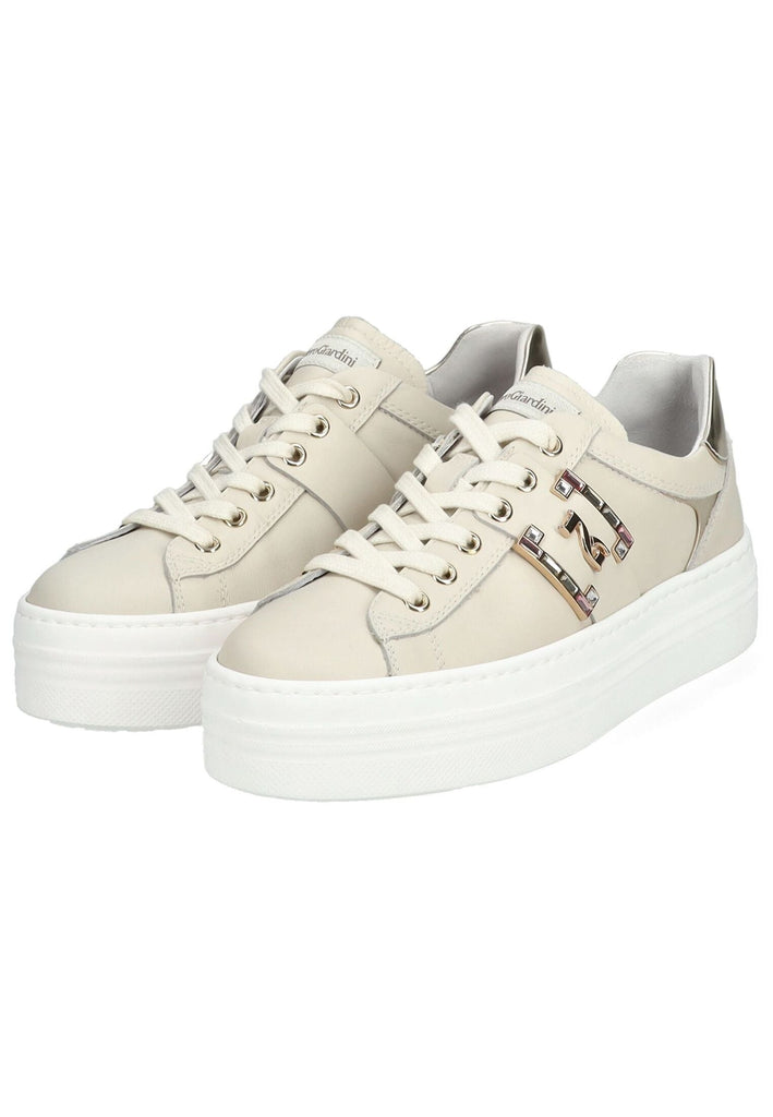Nero Giardini Sneaker Leder/Textil Hellbeige