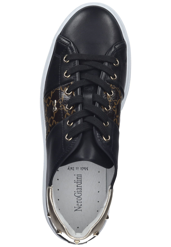 Nero Giardini Sneaker Leder/Textil Schwarz