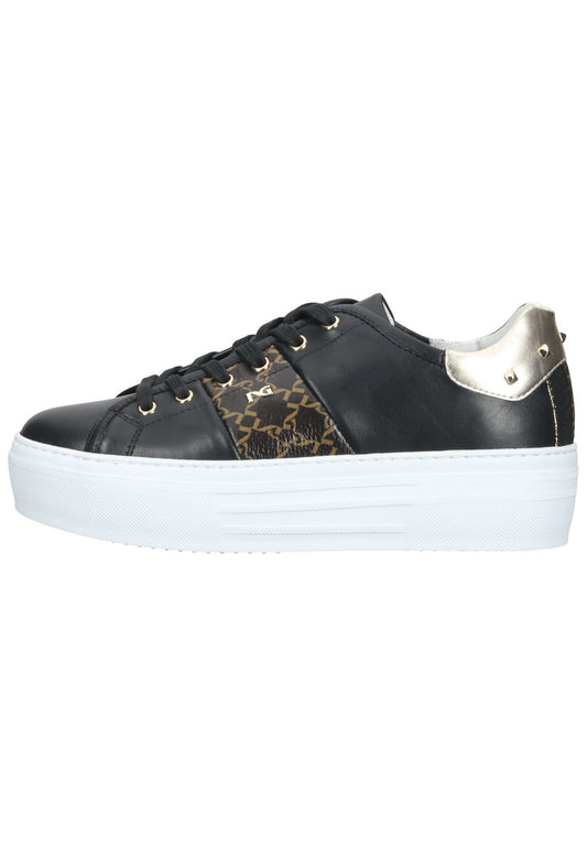 Nero Giardini Sneaker Leder/Textil Schwarz