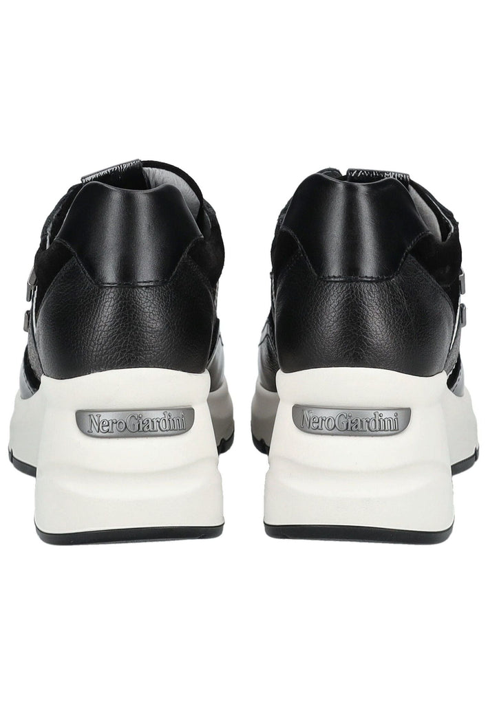 Nero Giardini Sneaker Leder/Textil Schwarz Kombi