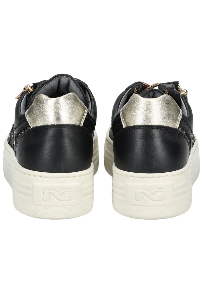 Nero Giardini Sneaker Leder/Textil Schwarz Kombi